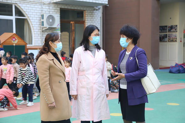 检查促提升 防疫落实处——金水区新建幼儿园迎接责任督学疫情防控工作督导检查