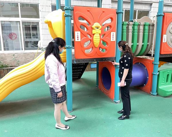 新建幼儿园开展开学前安全大检查