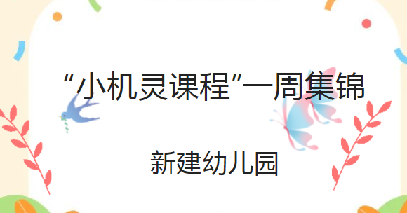 【并肩战“疫”，居家有方】——新建幼“小机灵课程”一周活动精彩回顾（四）