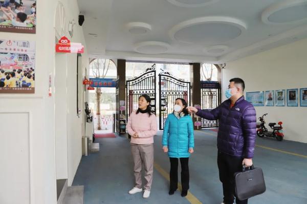金水区新建幼儿园迎接2023年春季疫情防控工作督导检查